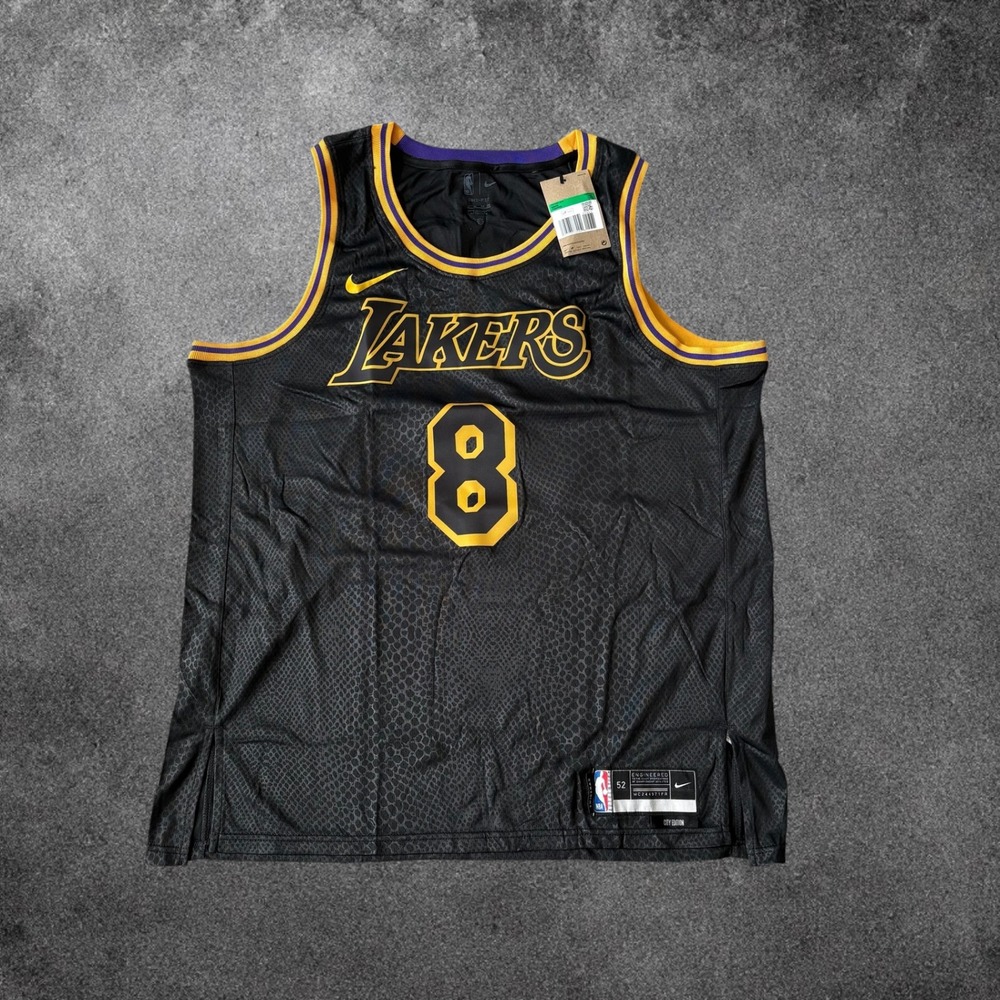 Nike Kobe Bryant Lakers Black Mamba City Edition Jersey 8 24 FN7297-010 Mens XL